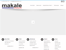 Tablet Screenshot of makalesistemi.com